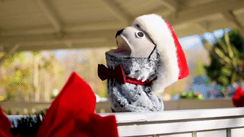 Xmas Christmas Puppets Santa Musical GIF