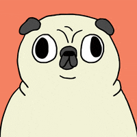 Pet Me The Pug GIF by Sherchle