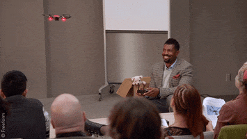 Flying Deon Cole GIF by grown-ish