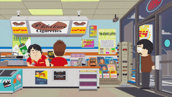 sad convenience store GIF by South Park 