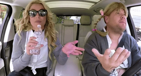 carpool karaoke GIF