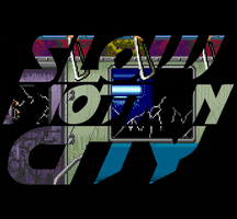 rgb rgb slow motion city GIF
