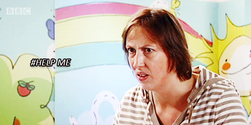 Miranda Hart GIF by BBC - Find & Share on GIPHY