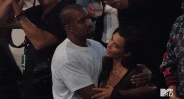 Kim Kardashian Couple GIF by 2020 MTV Video Music Awards