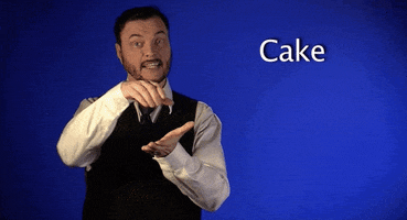 sign language cake GIF by Sign with Robert