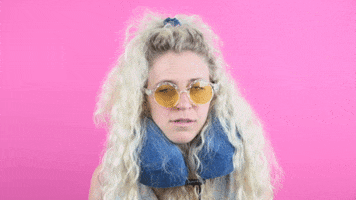 Tired Neck Pillow GIF by Chastity Belt