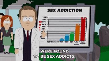 sex addicts chart GIF by South Park 