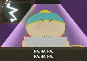 eric cartman laugh GIF by South Park 