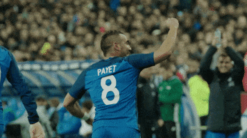 dimitri payet fist up GIF by Equipe de France de Football