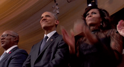 Barack Obama Happy Dance GIF by BET - Find & Share on GIPHY