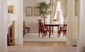 GIF of Mrs. Doubtfire dancing with a broom