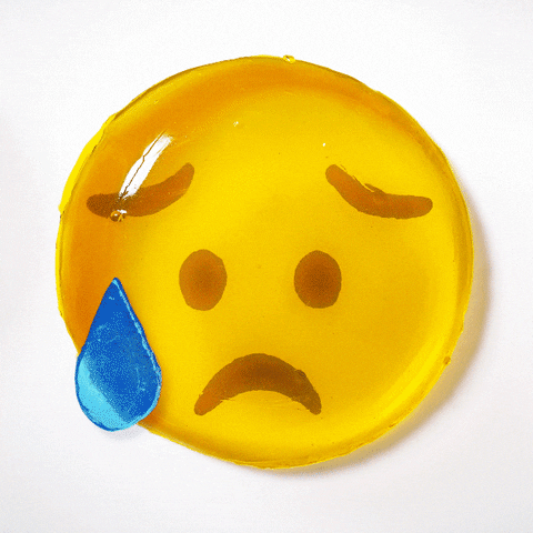 Sad Emoji GIF by Slanted Studios