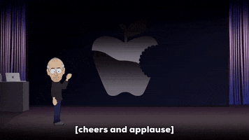 excited steve jobs GIF by South Park 