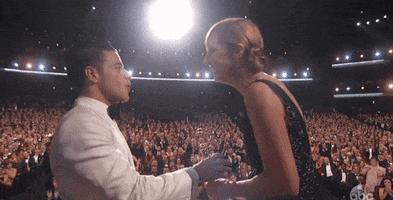 Rami Malek Kiss GIF by Emmys