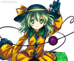 manic touhou koishi GIF