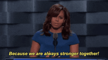 stronger michelle obama GIF by Democratic National Convention
