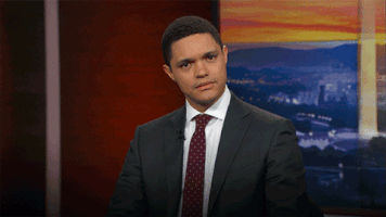 #tdsreactions #tdsreaction #dontthinkso #didntthinkso #thoughtso #mfw #idonthinkso GIF by The Daily Show with Trevor Noah