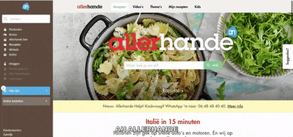 nickbijl content marketing voorbeeld ah allerhande GIF