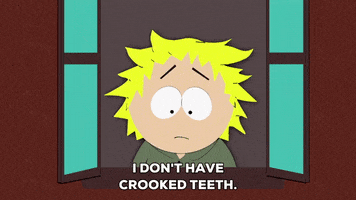 sad teeth GIF by South Park 