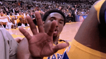 Kobe Bryant Hello GIF by NBA