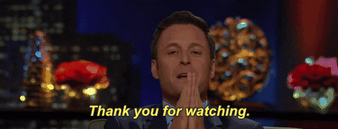 Thank You For Watching Chris Harrison Gif By The Bachelorette Find Share On Giphy
