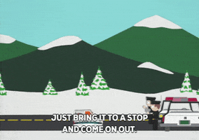 road stopping GIF by South Park 
