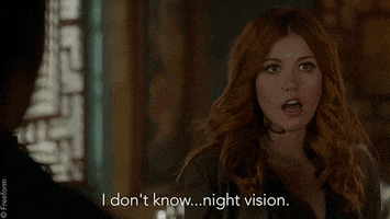 clary fray night vision GIF by Shadowhunters