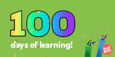 ask the storybots 100th day of school GIF by StoryBots