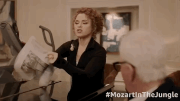 angry season 4 GIF by Mozart In The Jungle