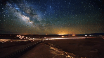 Milky Way Landscape GIF