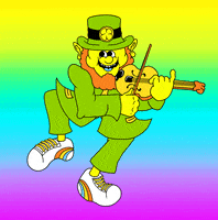 St Patricks Day Art GIF by GIPHY Studios Originals