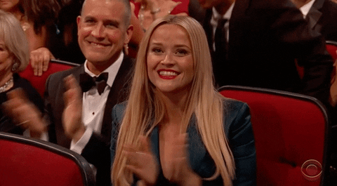happy reese witherspoon GIF by Emmys