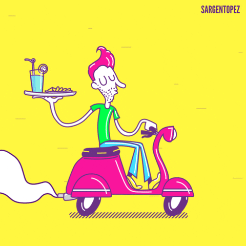 Fast Food Bike GIF by sargentoPez - Find & Share on GIPHY