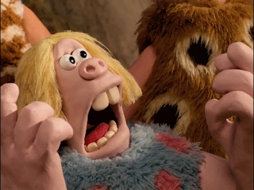 the horror oops GIF by Aardman Animations