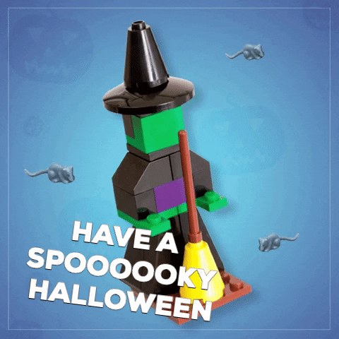 halloween witch GIF by LEGO