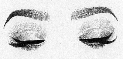  art illustration eyes scared makeup GIF