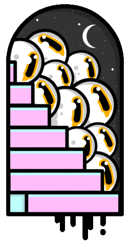 Space Eyes Sticker by Shallow Lagoon