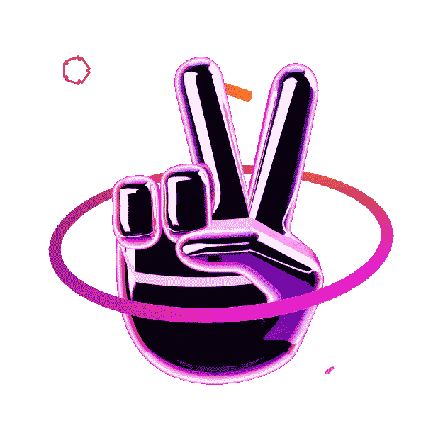 Peace Out Sticker by VALERIS