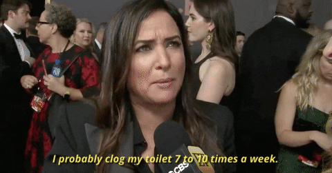 I Probably Clog My Toilet 7 To 10 Times A Week GIFs - Get the best GIF