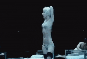 stretching music video GIF by Lady Gaga