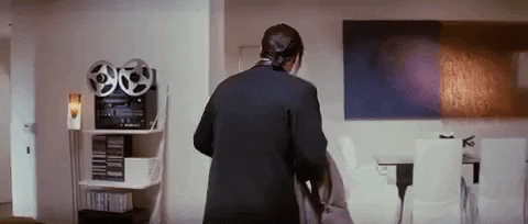 Confused Pulp Fiction GIF