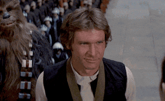 Harrison Ford Flirting GIF by Star Wars