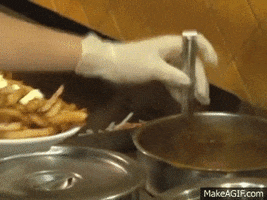 Poutine Fries Cheese Gravy GIF
