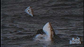 Jaws GIF by Red Baron Pizza