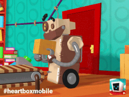 radbrothers work robot conveyor heartboxmobile GIF