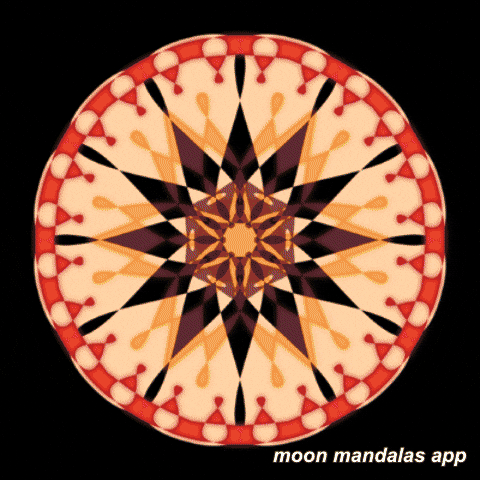 Relaxing Good Vibes GIF by Moon Mandalas Mobile App