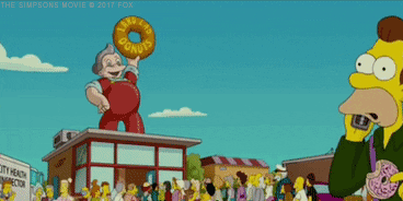 the simpsons donuts GIF by 20th Century Fox Home Entertainment