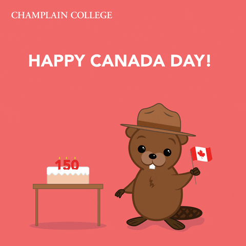 Red And White Canada GIF by Champlain College