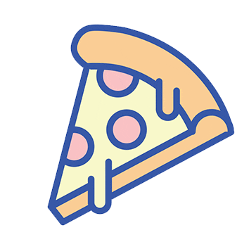 Pizza Slice Sticker by Bow & Drape
