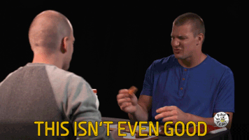 rob gronkowski hot ones GIF by First We Feast: Hot Ones